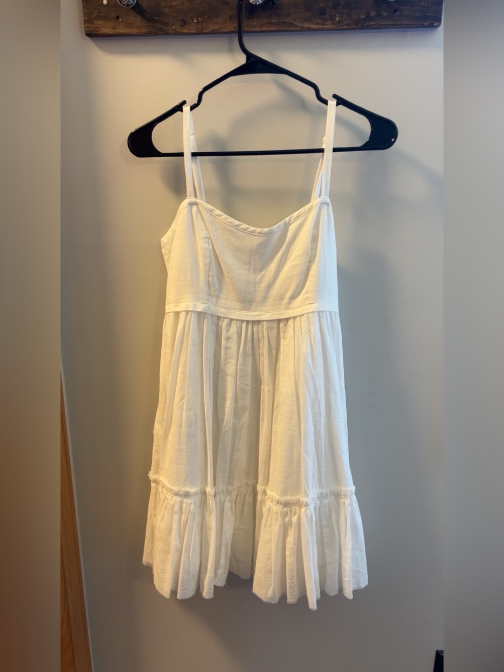 Shyanne Cream Tie-Shoulder Sundress